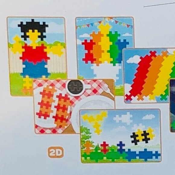 Plus Plus Big Picture Puzzles 60 Pieces Made in Denmark New Sealed - Picture 15 of 16